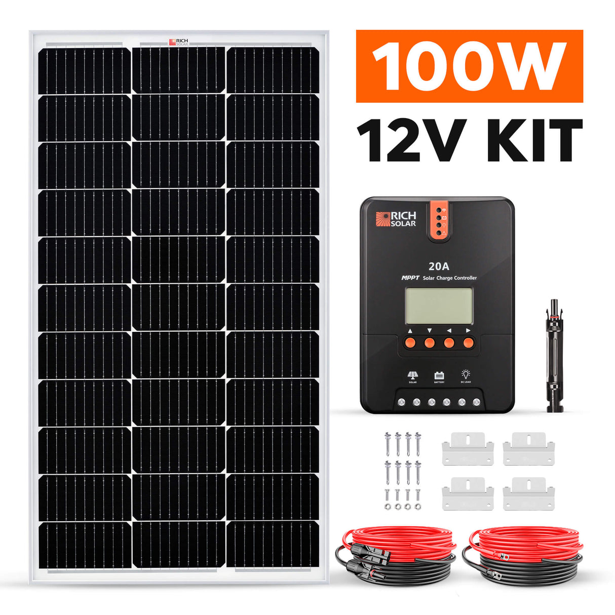 100 Watt Solar Kit - RICH SOLAR