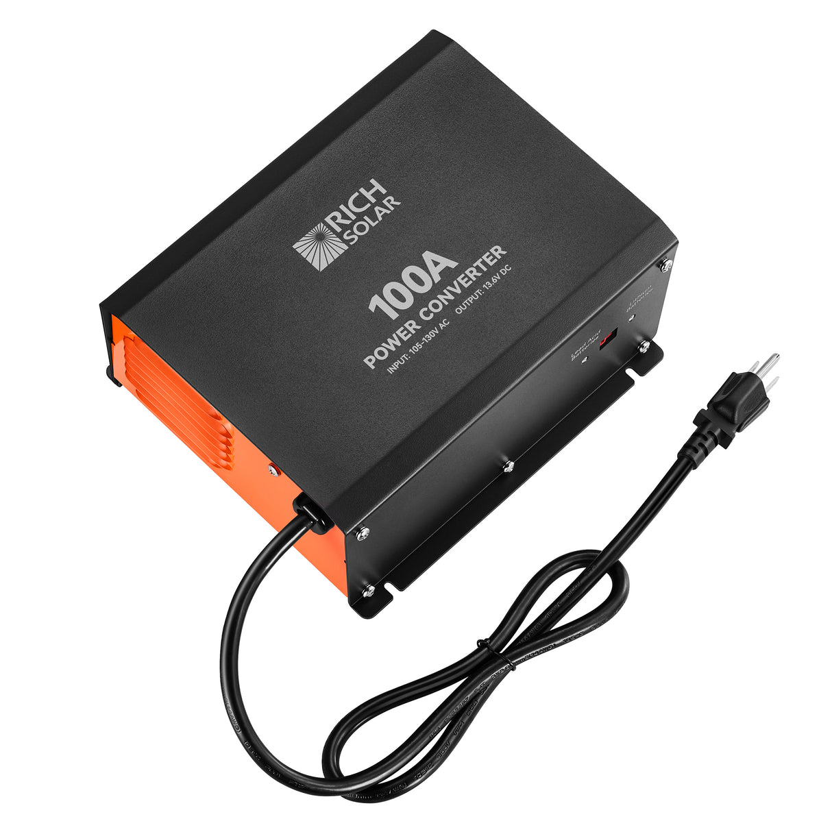 100 Amp Power Converter | 100A 120V Battery Charger | Overload, Overheat, Reverse Polarity Protection | Plug and Play - RICH SOLAR