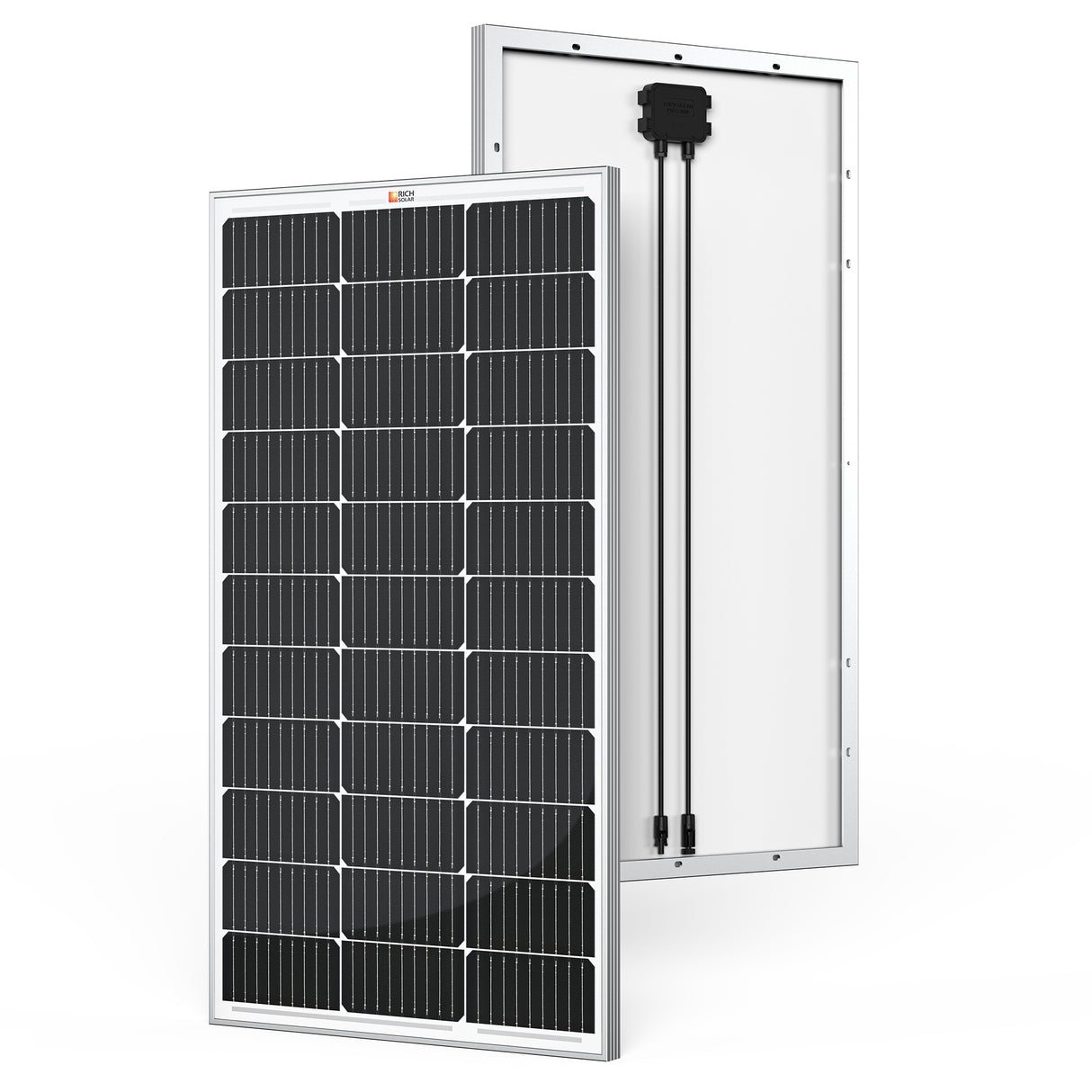 100W 12V Monocrystalline Solar Panel - RICH SOLAR