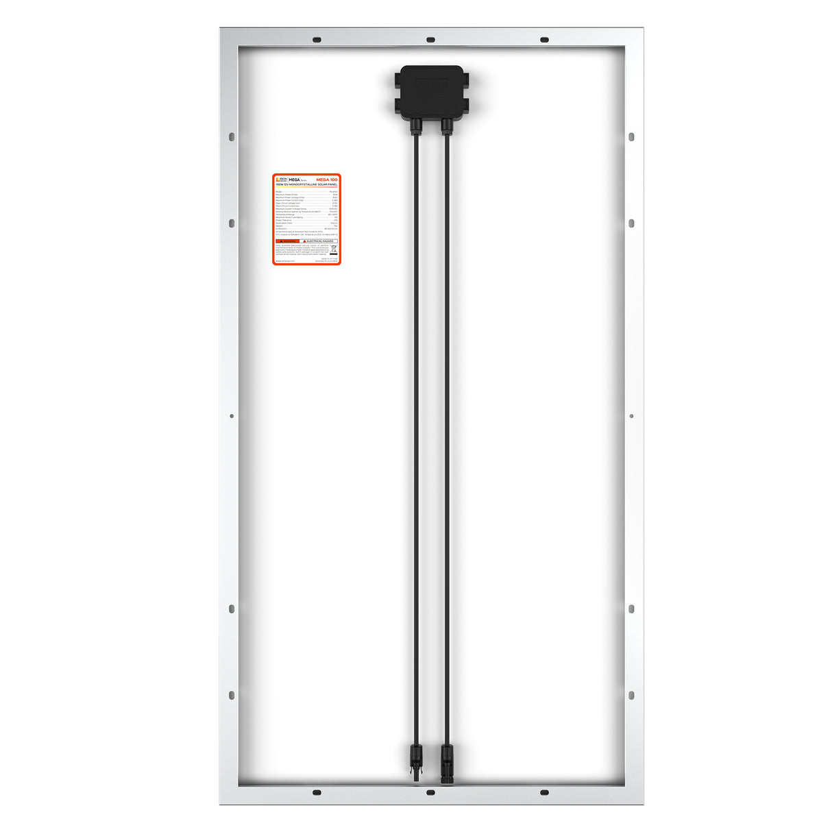 100W 12V Monocrystalline Solar Panel - RICH SOLAR