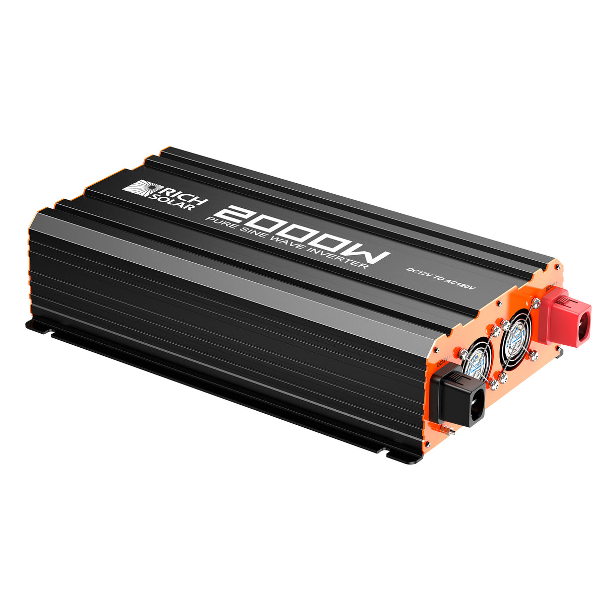 NOVA PURE 2K | 2000 Watt (2kW) 12 Volt Industrial Pure Sine Wave Inverter | Powerful 2000W 12V Off-Grid Inverter for RVs, Trailers, Campers, Vans, Trucks, Overlanders, Boats | Top Rated - RICH SOLAR