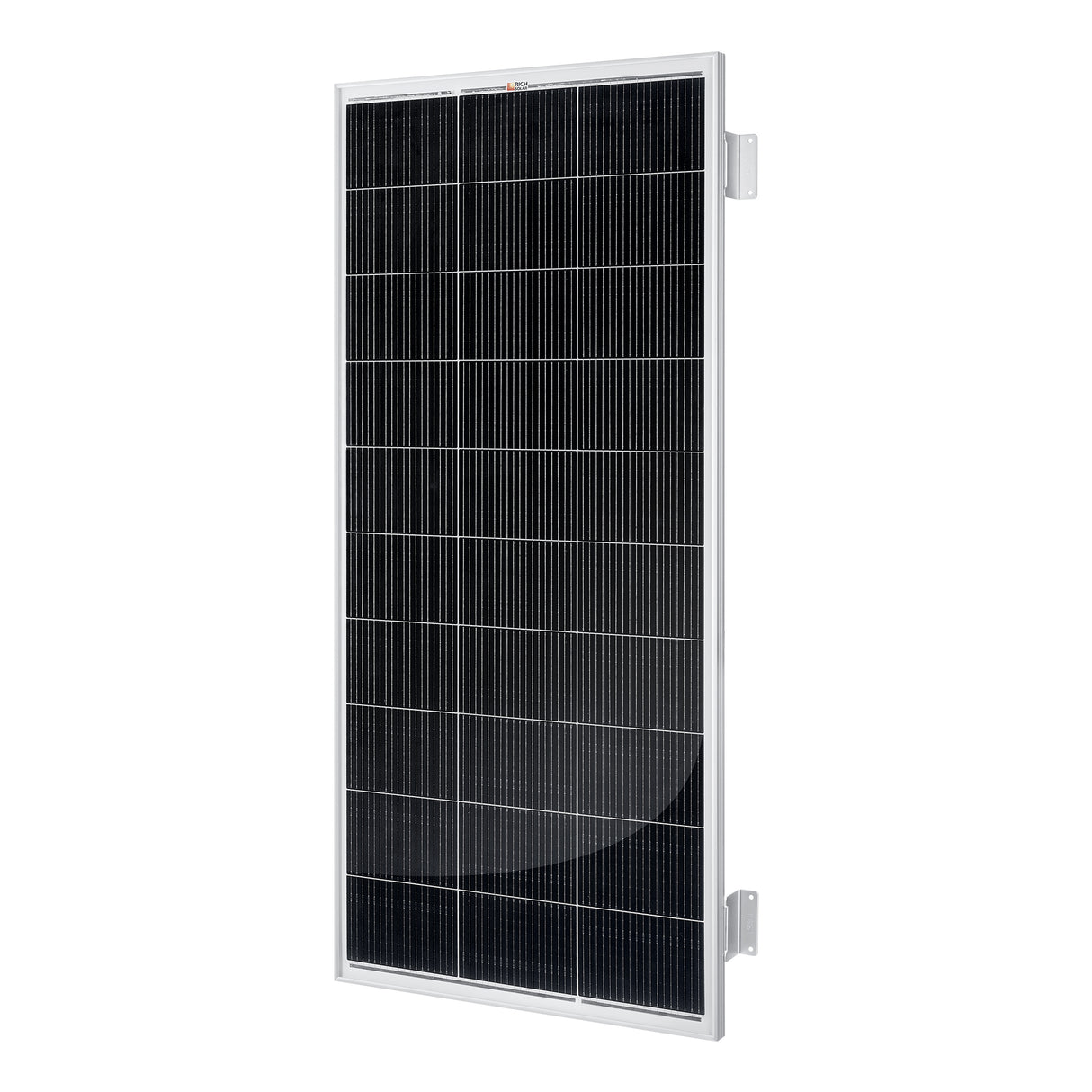 MEGA 200 WITH 2" BRACKETS | 12V 200W Solar Panel for RV, Boat, Cabins | 24.8% Efficiency, 25-Year Warranty | UL Certified | Pallet Orders Only (26/39 PCS)