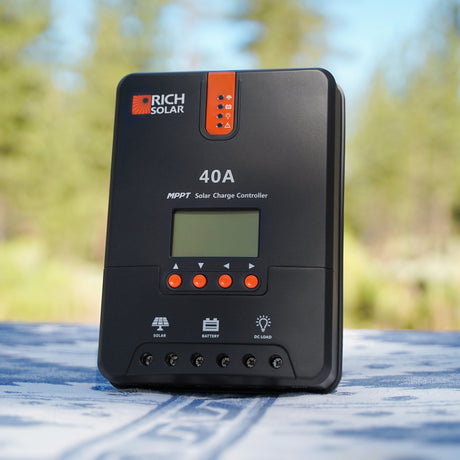 40 Amp MPPT Solar Charge Controller - RICH SOLAR