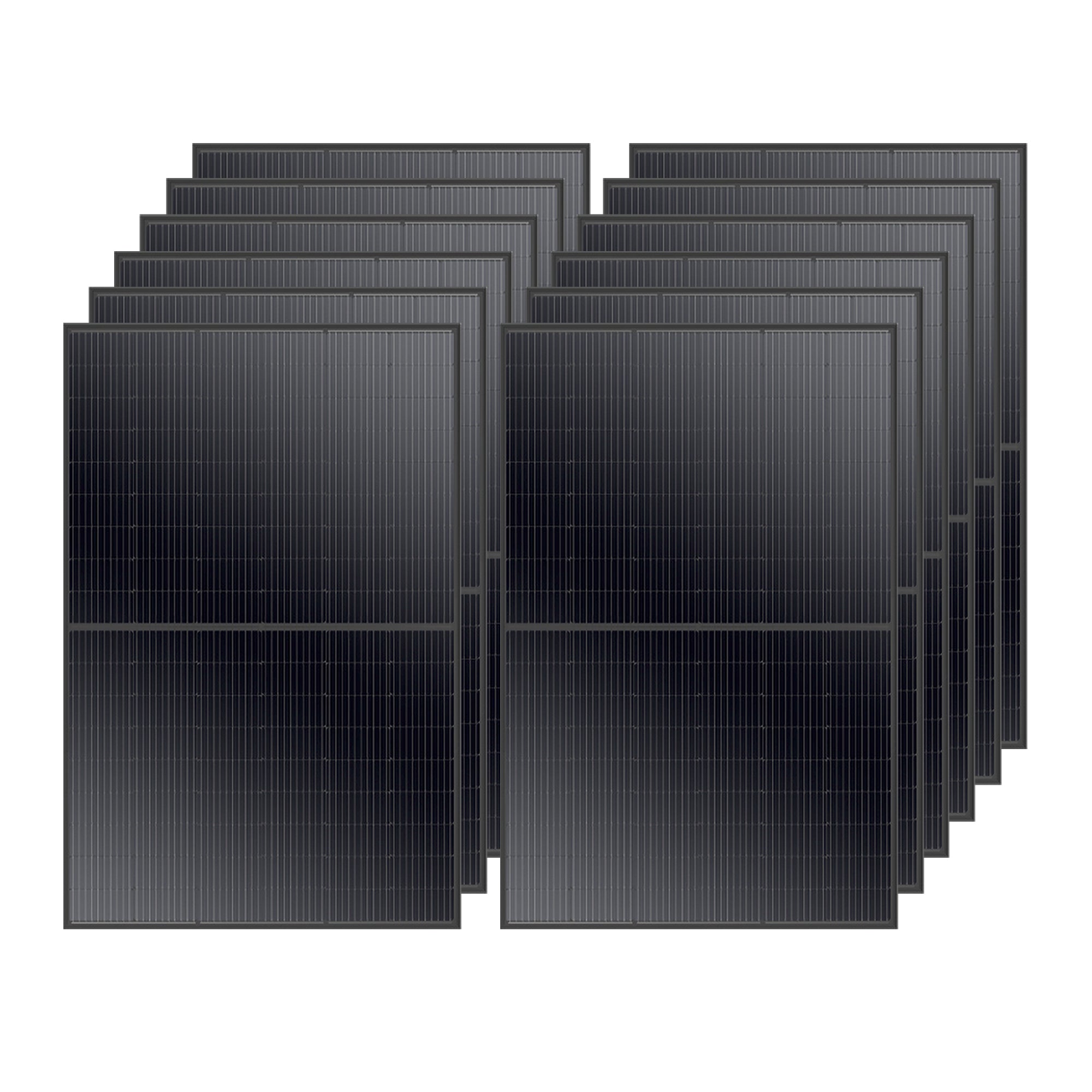 MEGA 410 Watt Monocrystalline Solar Panel | High Efficiency | Black Mono-facial Module | Grid-Tie | Off-Grid | Tier 1 - RICH SOLAR