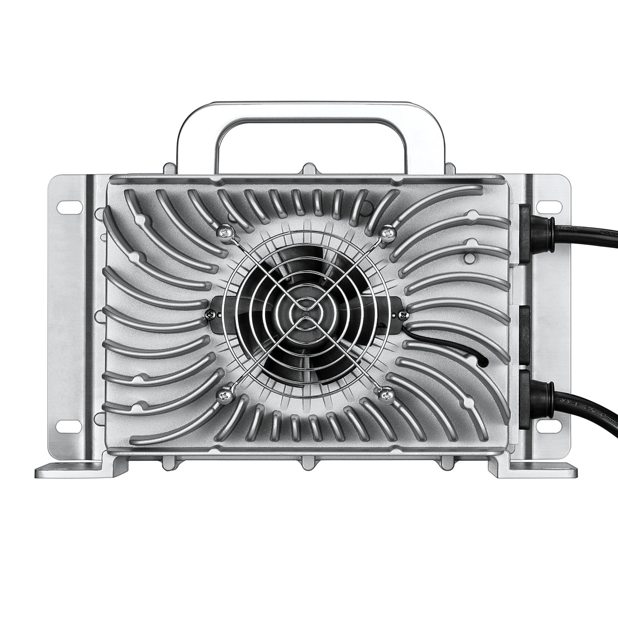 48V (57.6V) Waterproof LiFePO4 Charger | 20A / 25A, 100-240V AC, 8-in-1 Protection, Fan-Cooled