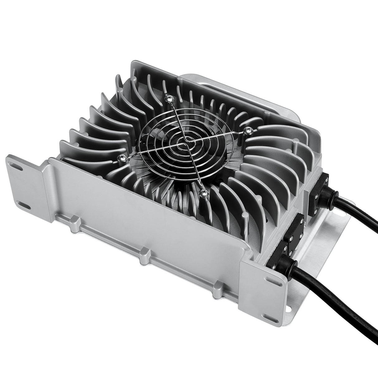 48V (57.6V) Waterproof LiFePO4 Charger | 20A / 25A, 100-240V AC, 8-in-1 Protection, Fan-Cooled