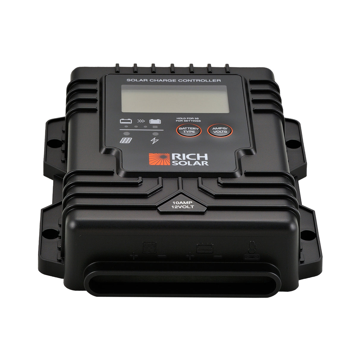 BRAVO Waterproof 10 | 10 Amp Waterproof PWM Solar Charge Controller | Waterproof 10A 12V PWM Solar Controller for RVs, Trailers, Campers, Vans, Boats, Off-Grid | #1 Waterproof Solar Controller - RICH SOLAR