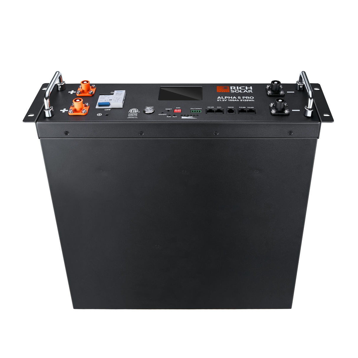 ALPHA 5 PRO | 51.2V 100Ah LiFePO4 Battery | Premium 48V Server Rack Lithium Battery for Residential, Commercial, RVs, Off-Grid | 7,000 Lifetime Cycles | 10 Year Warranty | UL1973, UL9540A Certified - RICH SOLAR