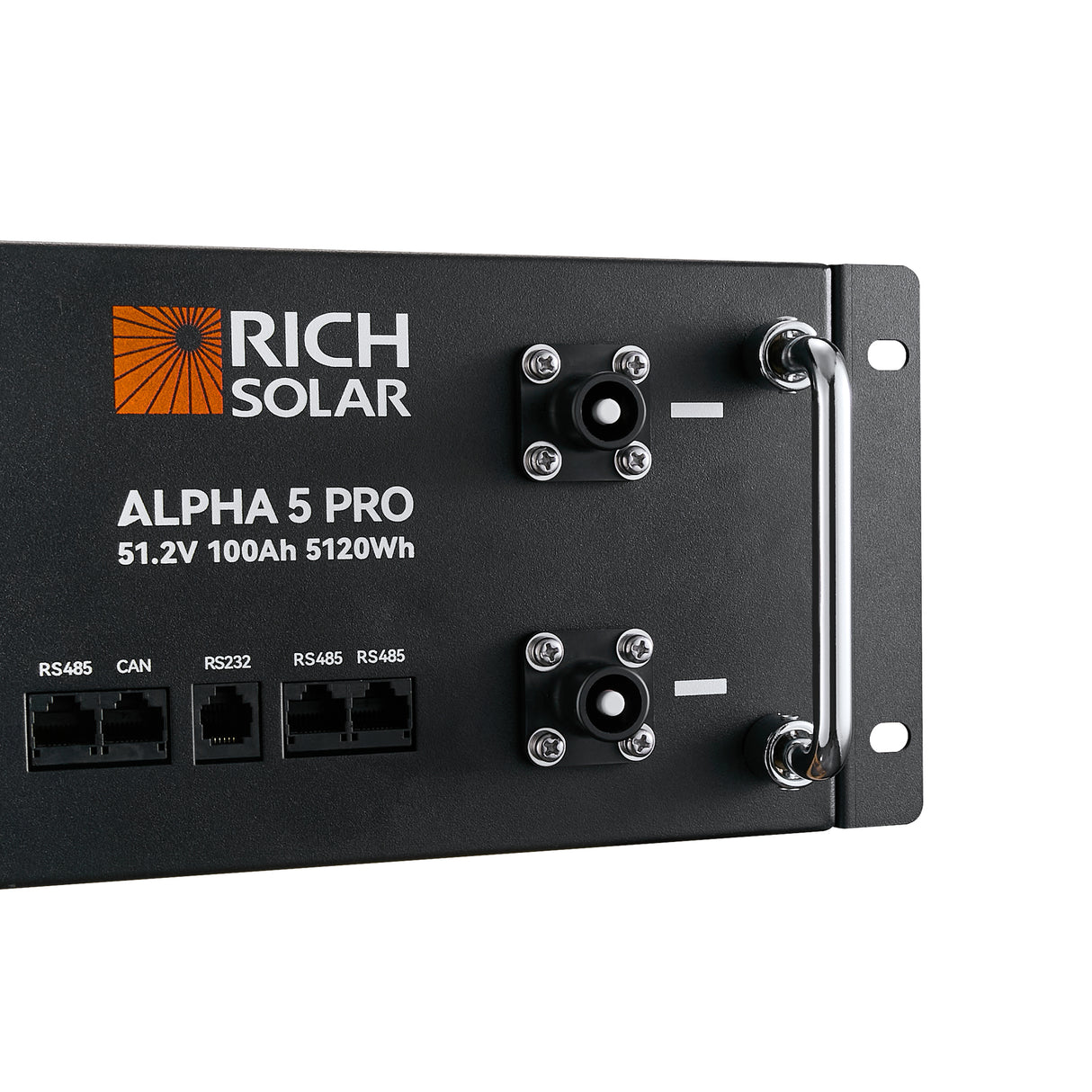 ALPHA 5 PRO | 51.2V 100Ah LiFePO4 Battery | Premium 48V Server Rack Lithium Battery for Residential, Commercial, RVs, Off-Grid | 7,000 Lifetime Cycles | 10 Year Warranty | UL1973, UL9540A Certified - RICH SOLAR