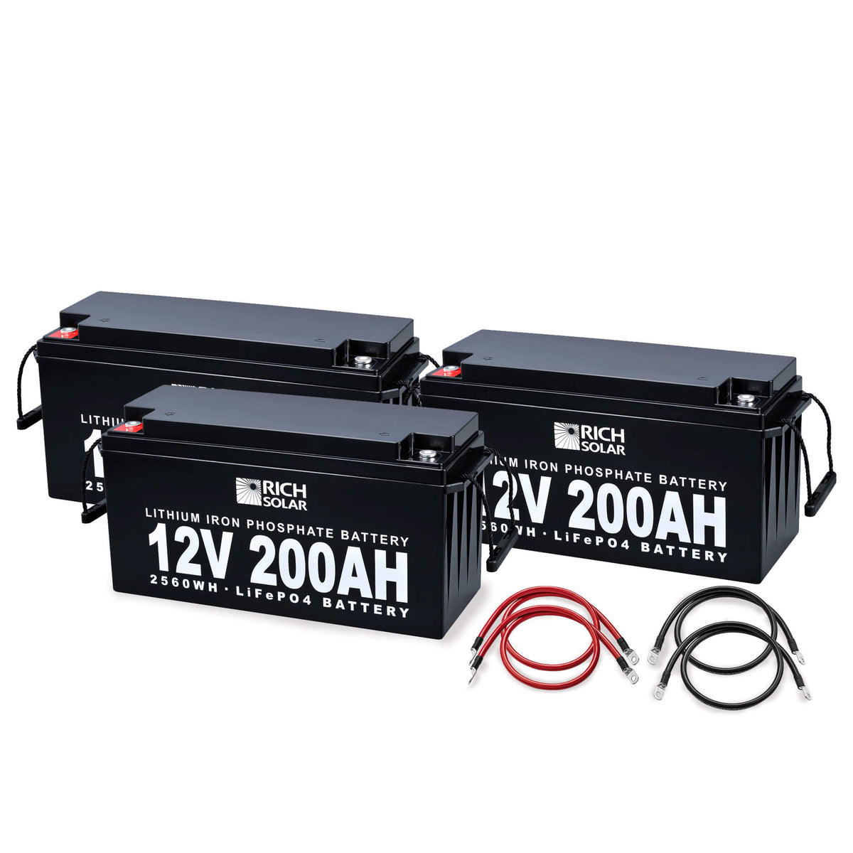 12V - 600AH - 7.6kWh Lithium Battery Bank