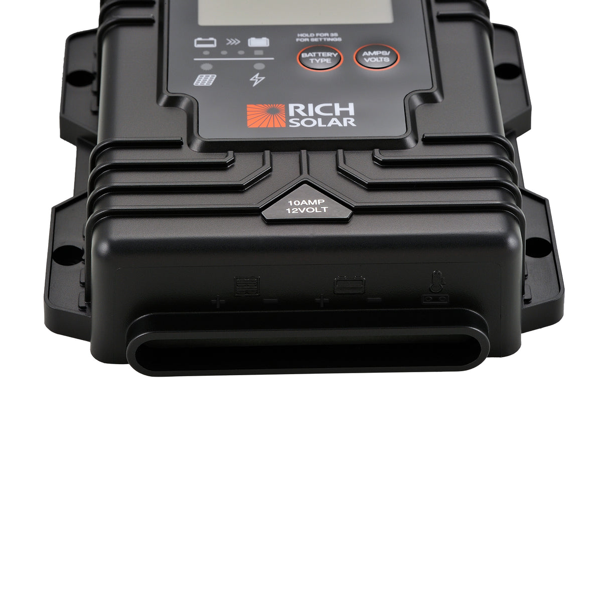 BRAVO Waterproof 10 | 10 Amp Waterproof PWM Solar Charge Controller | Waterproof 10A 12V PWM Solar Controller for RVs, Trailers, Campers, Vans, Boats, Off-Grid | #1 Waterproof Solar Controller - RICH SOLAR