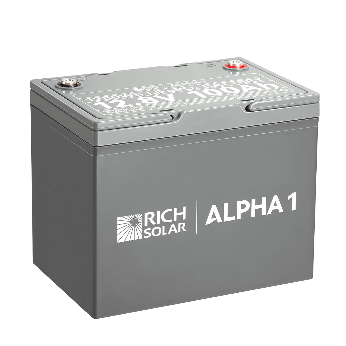 ALPHA 1 | 12V 100Ah LiFePO4 Battery | Powerful 12V Lithium Battery for RVs, Trailers, Vans, Boats, Off-Grid | 5,000 Lifetime Cycles | Bluetooth and Internal Heat Technology
