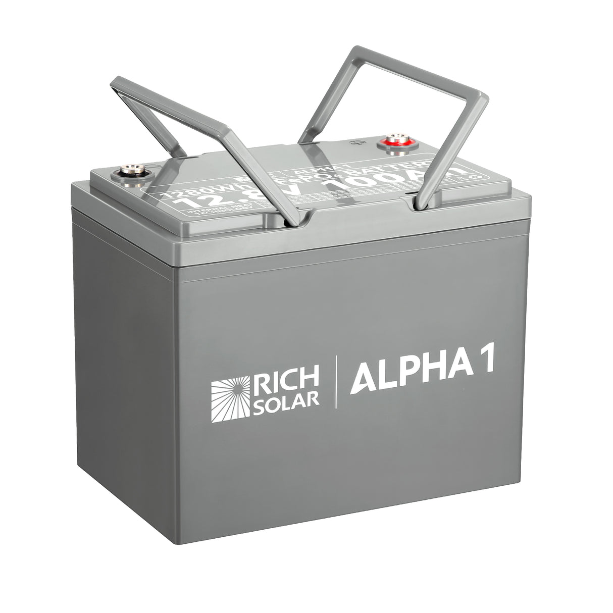 ALPHA 1 | 12V 100Ah LiFePO4 Battery | Powerful 12V Lithium Battery for RVs, Trailers, Vans, Boats, Off-Grid | 5,000 Lifetime Cycles | Bluetooth and Internal Heat Technology