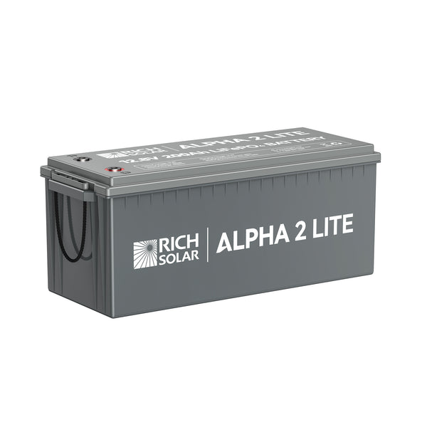ALPHA 2 LITE | 12V 200Ah LiFePO4 Battery | Best 12V Deep Cycle Lithium Battery for RVs, Trailers, Vans, Boats, Off-Grid | 4,000 Lifetime Cycles | Best Value