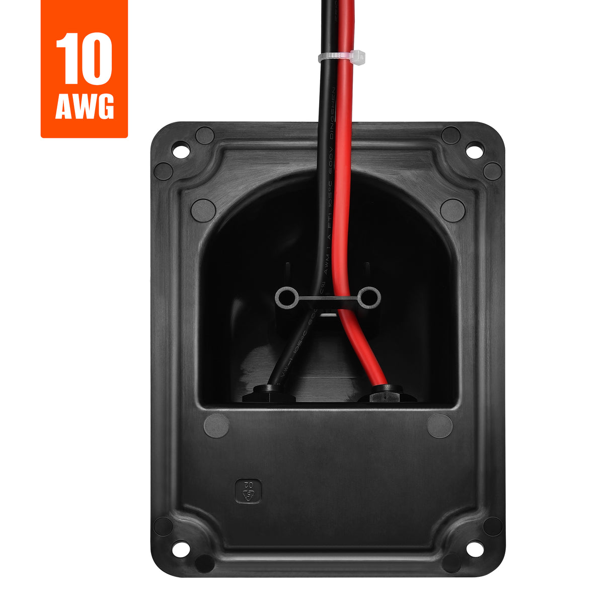 Cable Entry Plate | IP68 Waterproof Polypropylene Housing with UL Certified 1FT 10AWG Wires and Solar Connectors | Easy to Install