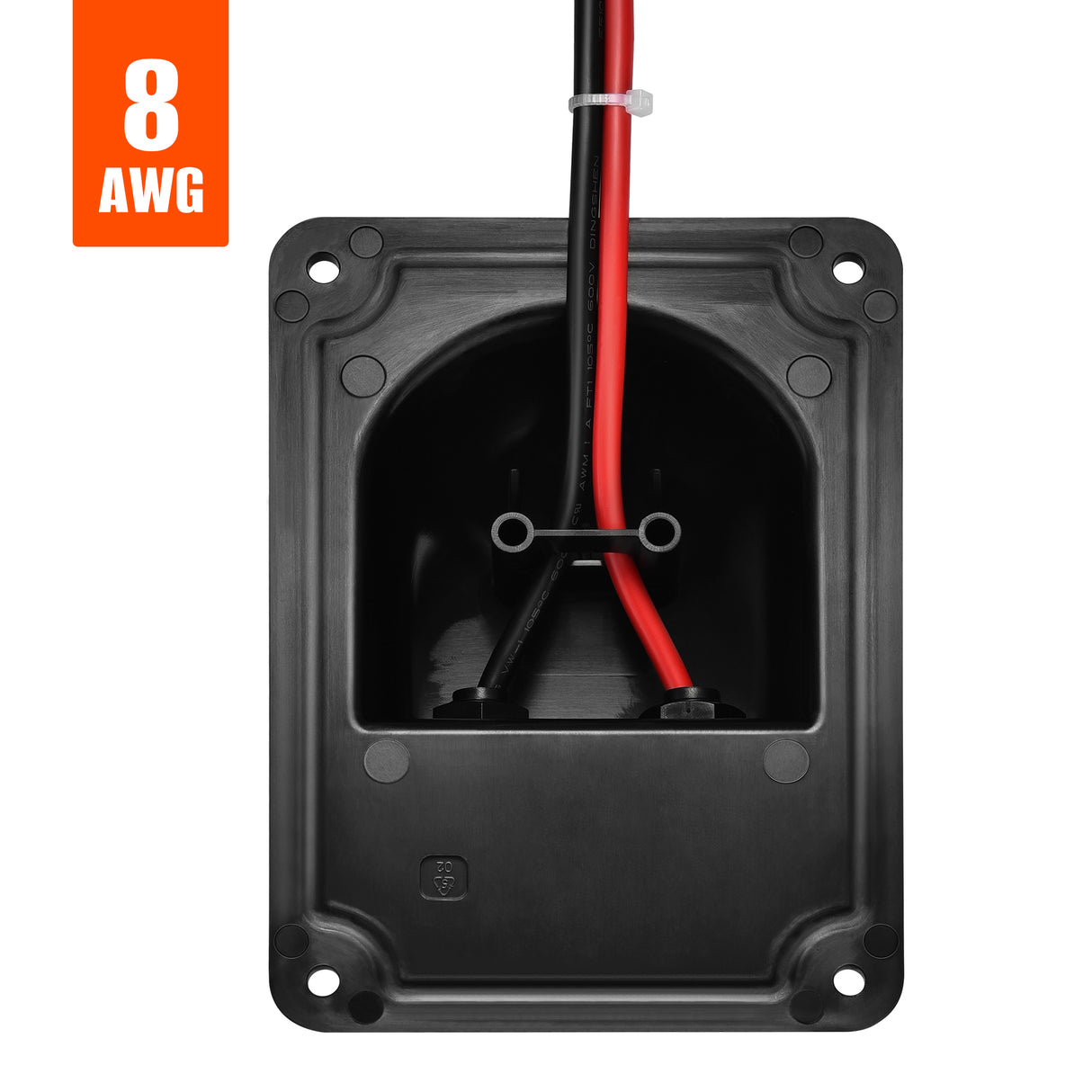 Cable Entry Plate | Polypropylene Housing with UL 8AWG 600V Wires for Solar Panels on RVs, Boats, Cabins
