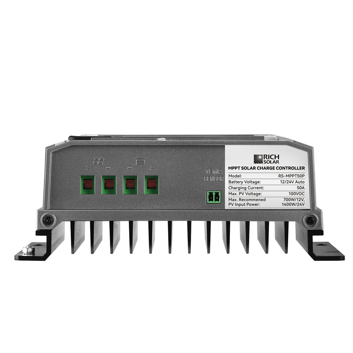 BRAVO 50 | 50 Amp MPPT Solar Charge Controller | Premier 50A 12V/24V MPPT Solar Controller for RVs, Trailers, Campers, Vans, Boats, Off-Grid | Awarded #1 Solar Controller 2025 - RICH SOLAR