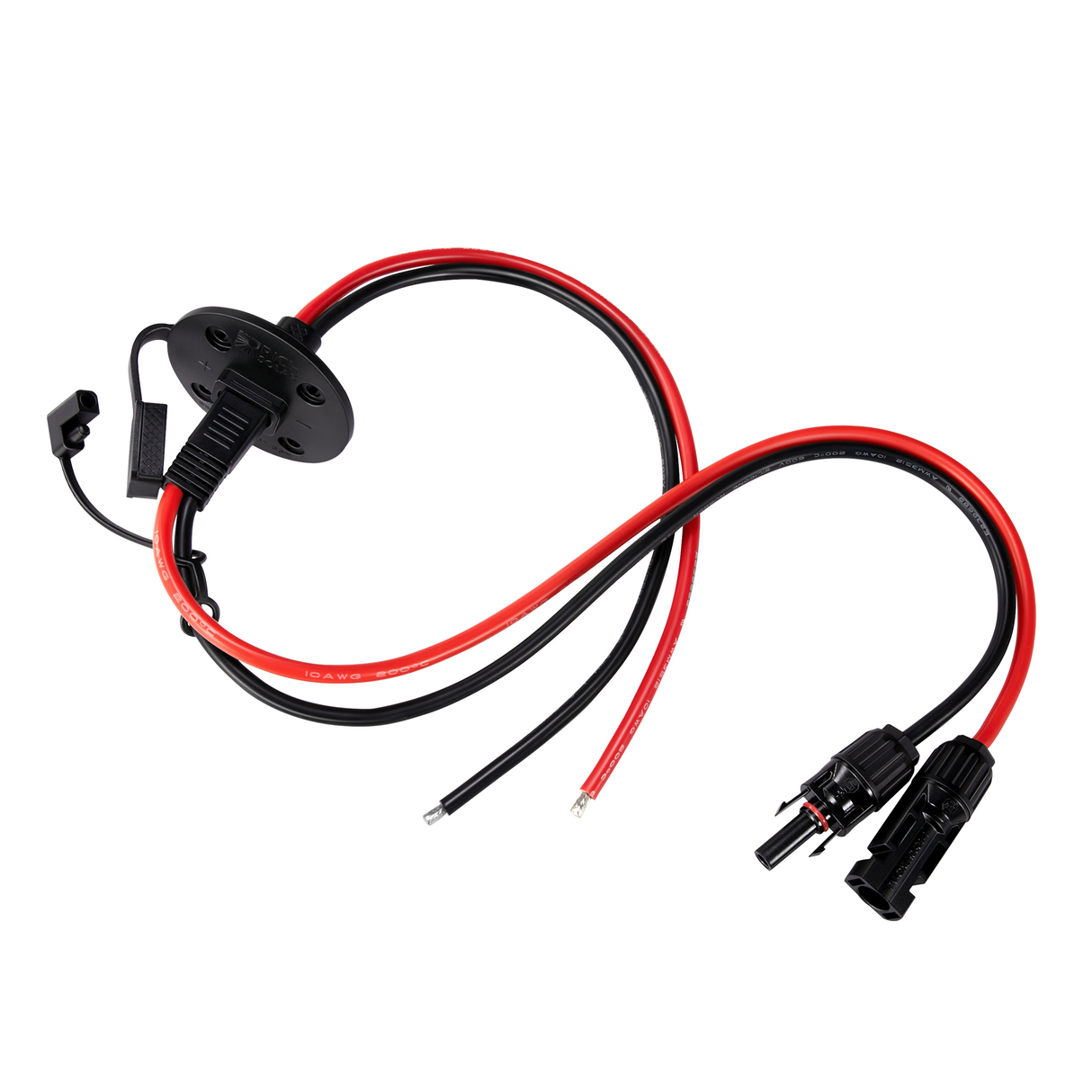 10AWG Solar Connector to SAE Adapter | Connect Solar Panel Connectors to SAE Plug