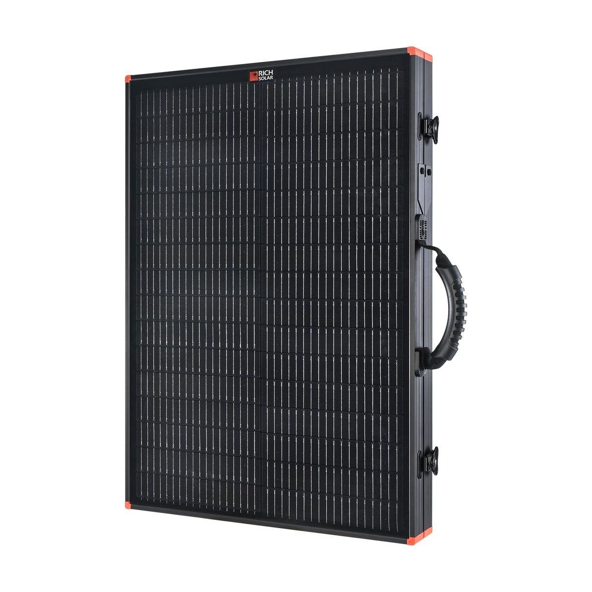 MEGA 100 Portable Briefcase Charging Kit | 100 Watt Portable Solar Panel | Premium 12V Portable Solar Panel for Generators, Boats, Power Stations | High Efficiency - RICH SOLAR