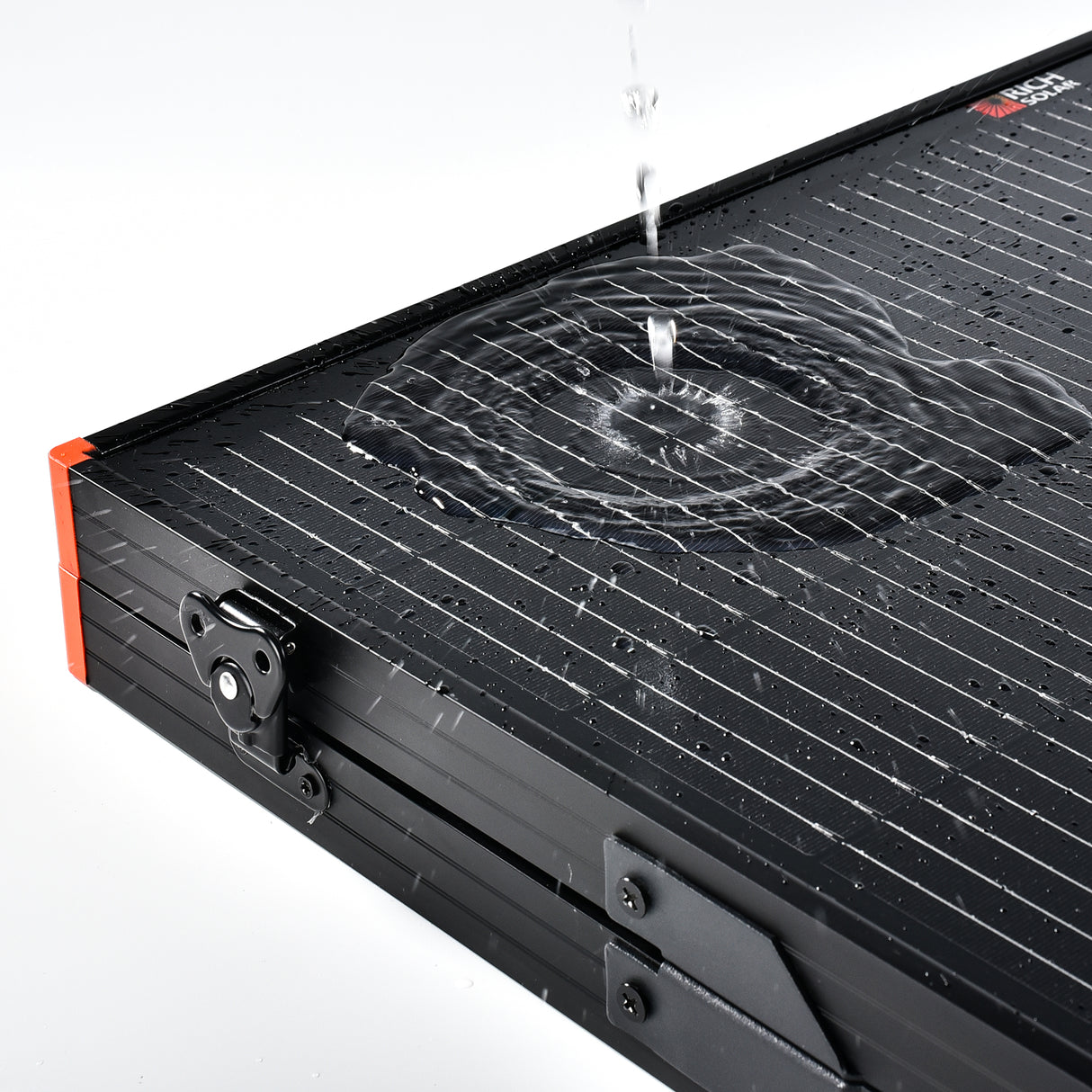 MEGA 200 Portable Briefcase Charging Kit | 200 Watt Portable Solar Panel | Premium 12V Portable Solar Panel for Generators, Vans, Campers | High Efficiency - RICH SOLAR