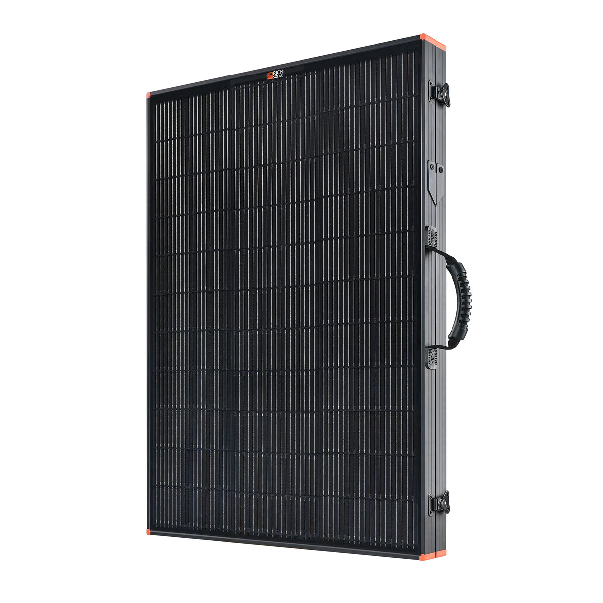 MEGA 200 Portable Briefcase Charging Kit | 200 Watt Portable Solar Panel | Premium 12V Portable Solar Panel for Generators, Vans, Campers | High Efficiency - RICH SOLAR