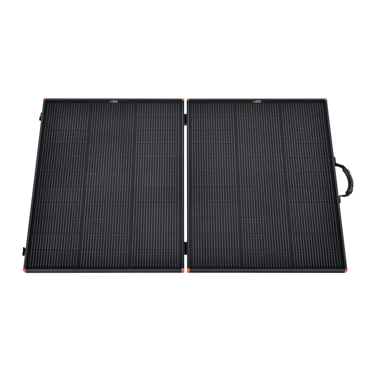 MEGA 200 Portable Briefcase Charging Kit | 200 Watt Portable Solar Panel | Premium 12V Portable Solar Panel for Generators, Vans, Campers | High Efficiency - RICH SOLAR
