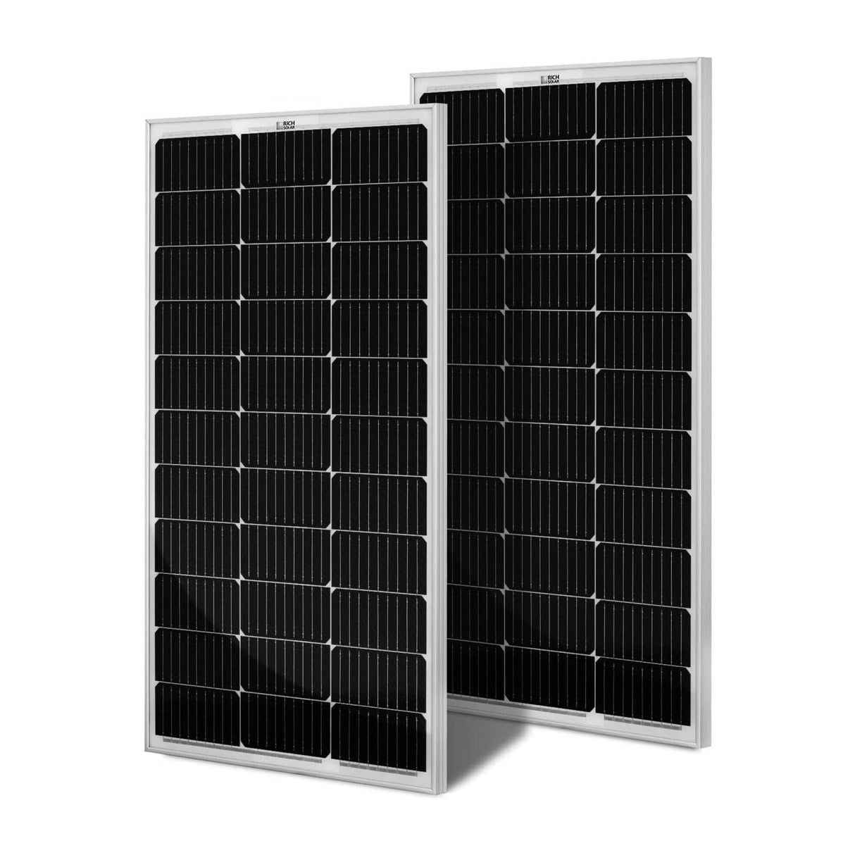 MEGA 100 | 2-Pack 100 Watt Solar Panels | Premier 12V Off-Grid Solar Panel for Vans, Campers, Boats | 25-Year Output Warranty | UL Certified (Copy)