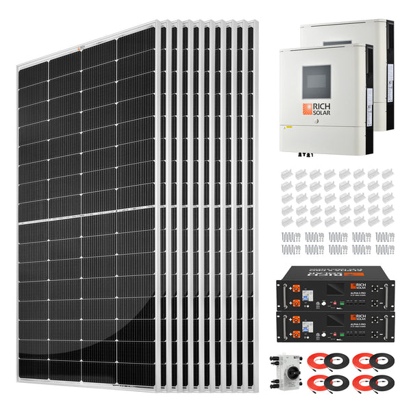 2500W 48VDC-240VAC Solar Kit
