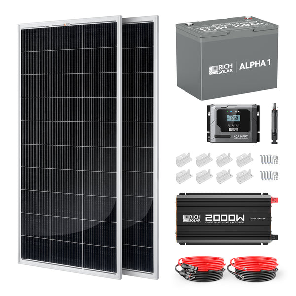 400 Watt Complete Solar Kit