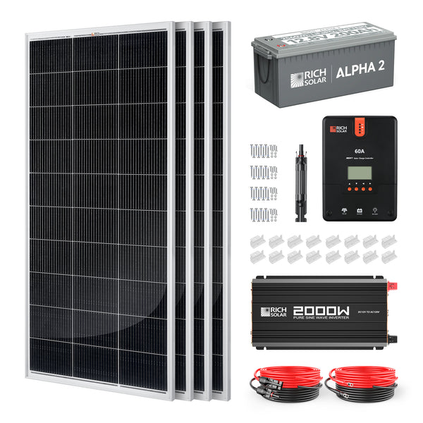 800 Watt Complete Solar Kit