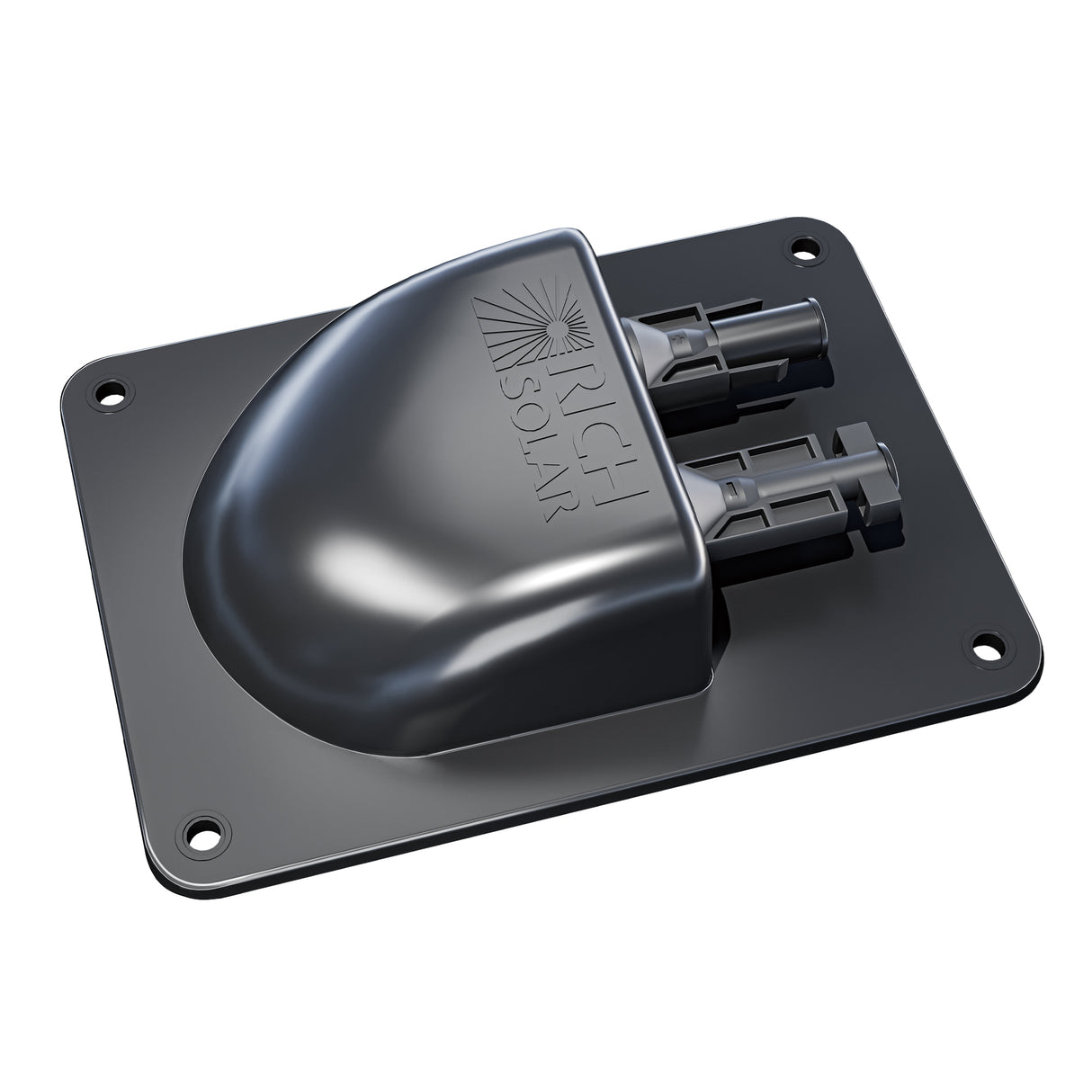 Cable Entry Plate | IP68 Waterproof Polypropylene Housing with UL Certified 1FT 10AWG Wires and Solar Connectors | Easy to Install