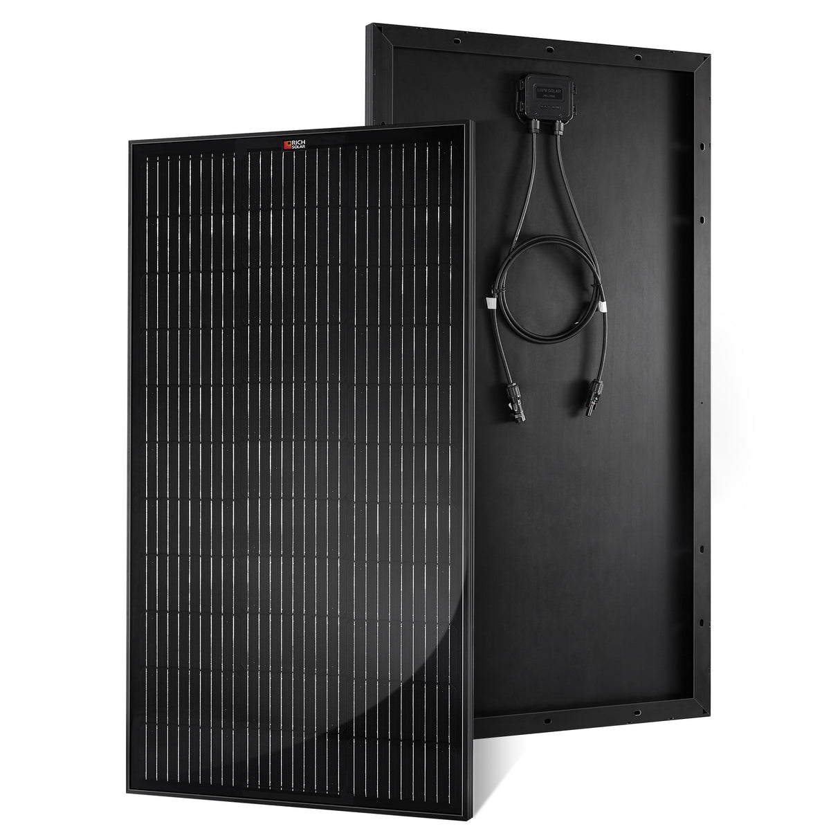 MEGA 100 | 100 Watt Solar Panel | Premier 12V Off-Grid Solar Panel for Vans, Campers, Boats | 25-Year Output Warranty | UL Certified - RICH SOLAR