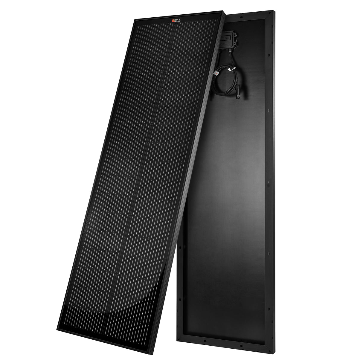 MEGA 100 SLIM | 100 Watt Slim Solar Panel | Compact 12V Off-Grid Narrow Solar Panel for Vans, Overlanders, Boats | 25-Year Output Warranty | UL Certified