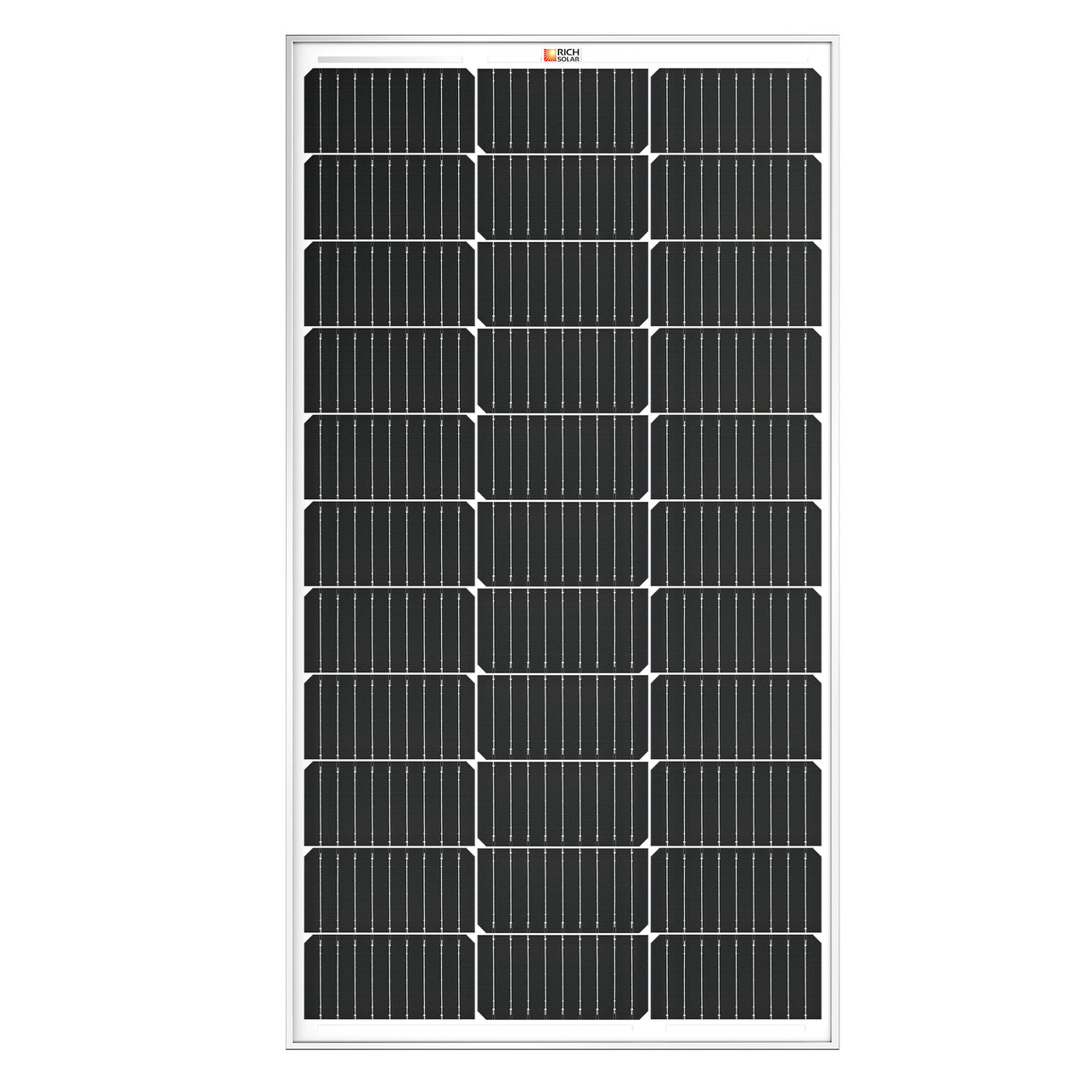 MEGA 100 | 100 Watt Solar Panel | Premier 12V Off-Grid Solar Panel for Vans, Campers, Boats | 25-Year Output Warranty | UL Certified - RICH SOLAR