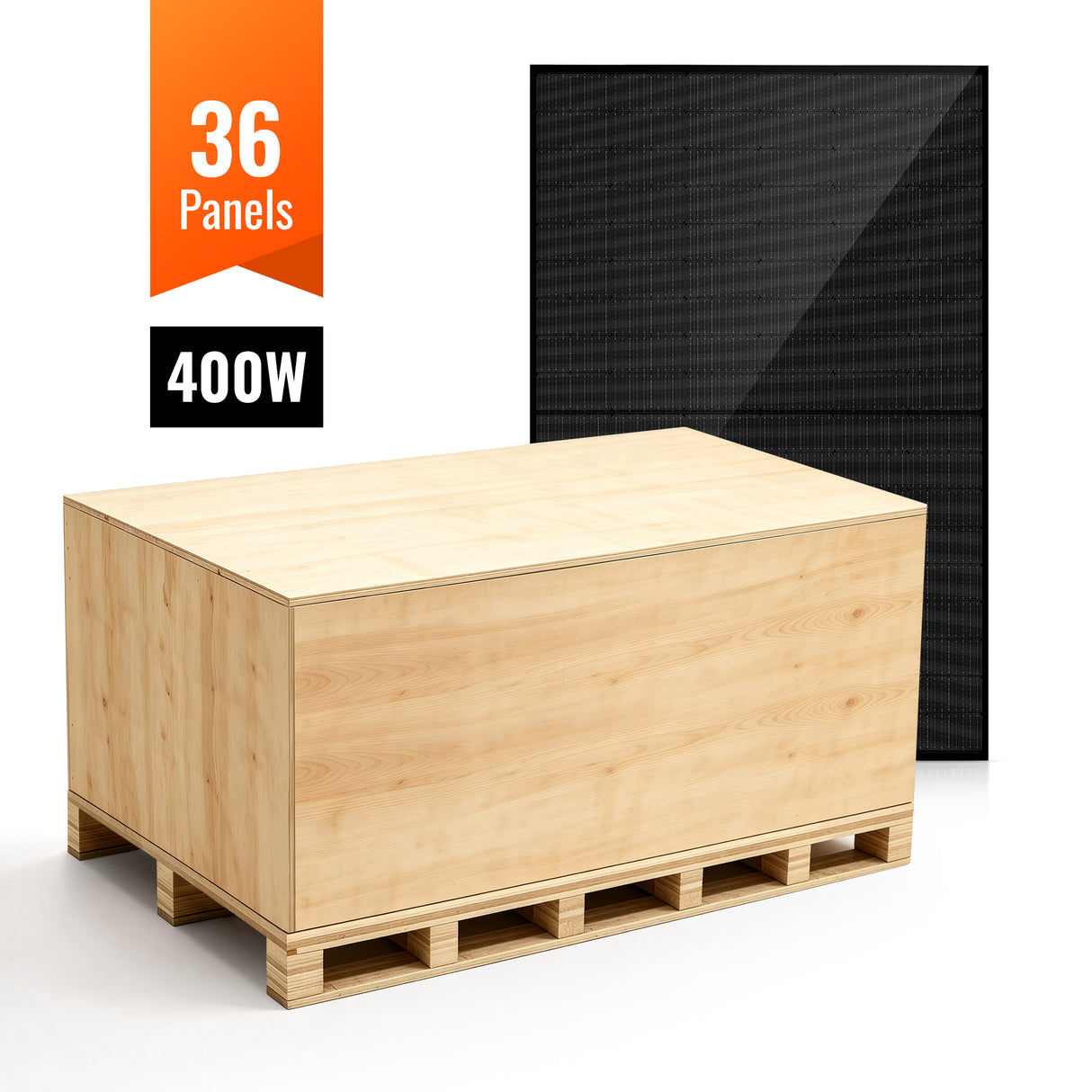 MEGA 400 | 400 Watt Solar Panel | Premium Grid-tie or Off-grid Solar Panel for Residential, Commercial, Agriculture | 25-Year Output Warranty