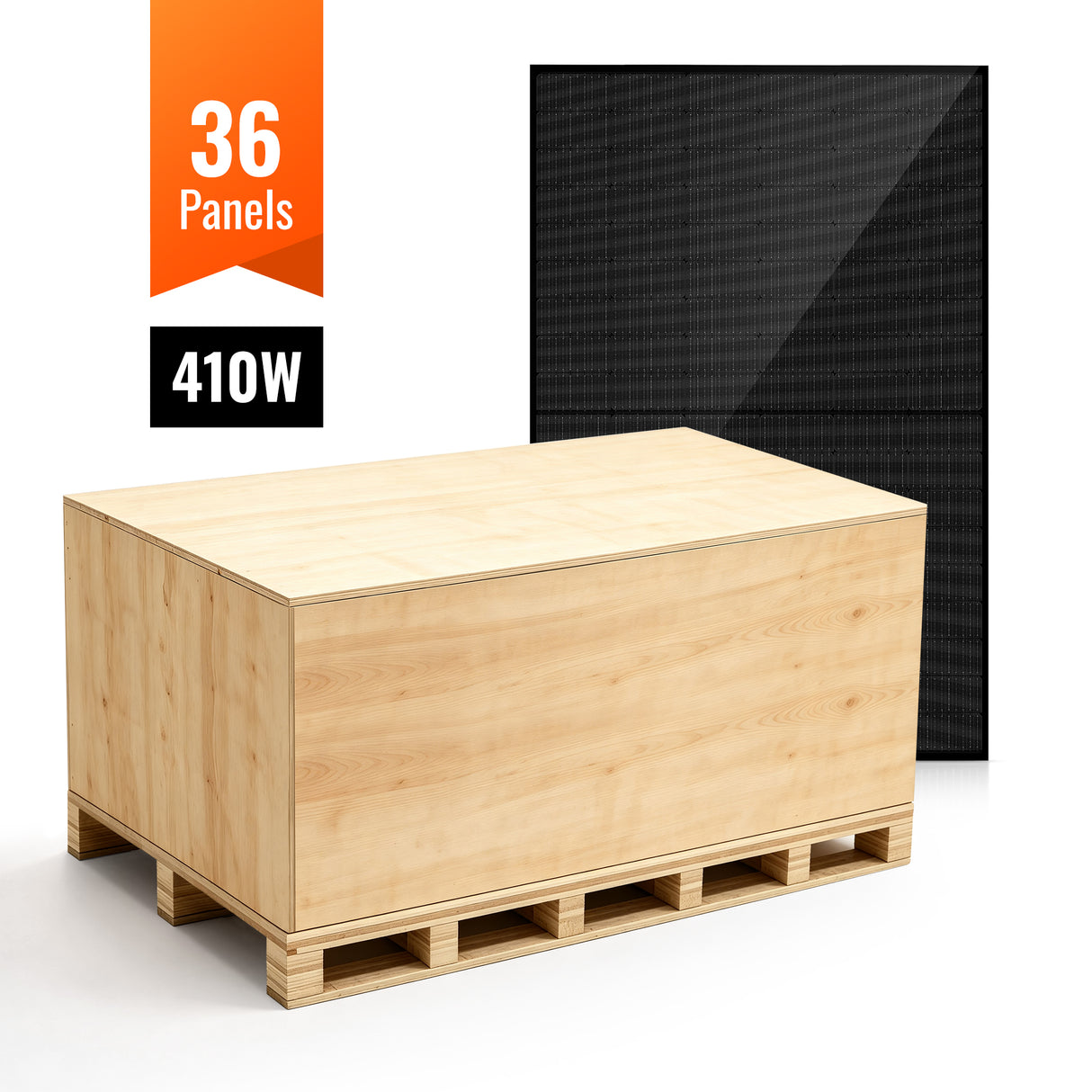 MEGA 410 | 410 Watt Solar Panel | Premium Grid-tie or Off-grid Solar Panel for Residential, Commercial, Agriculture | 25-Year Output Warranty - RICH SOLAR