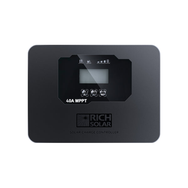 BRAVO PRO 40 | Premium 40A 12V/24V MPPT Flush Mount Solar Controller for RVs, Trailers, Campers, Vans, Boats, Off-Grid