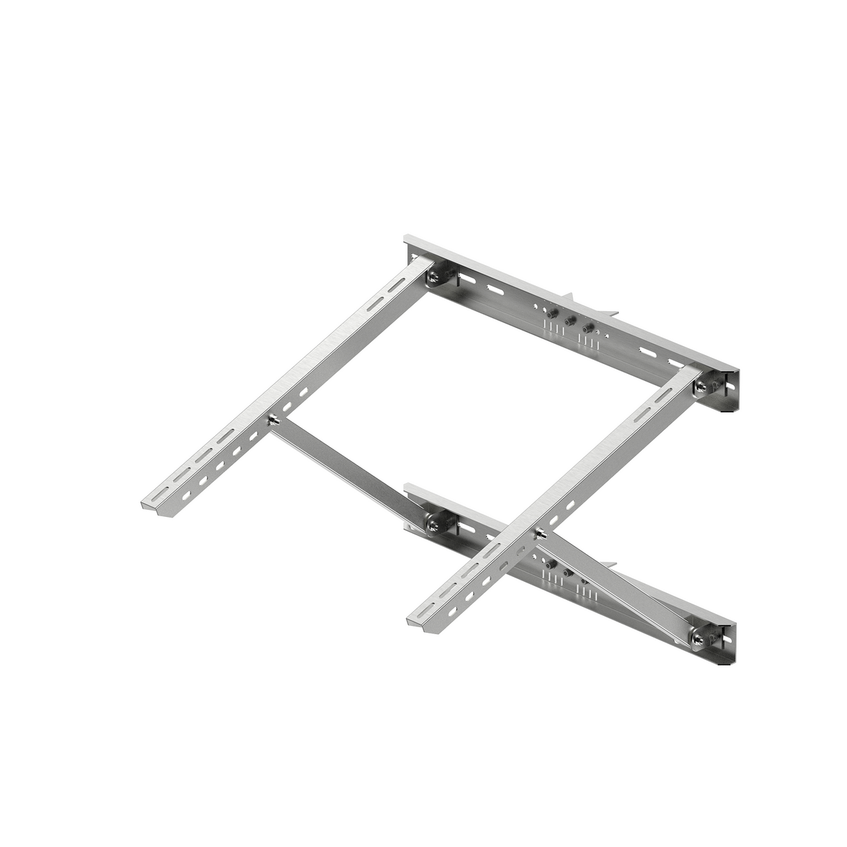 Single-Panel Adjustable Solar Pole Mount Bracket Kit | 36.6" Crossbar | 25°–90° Tilt | Supports 100–250W Solar Panels | Fits Poles Up to 5"