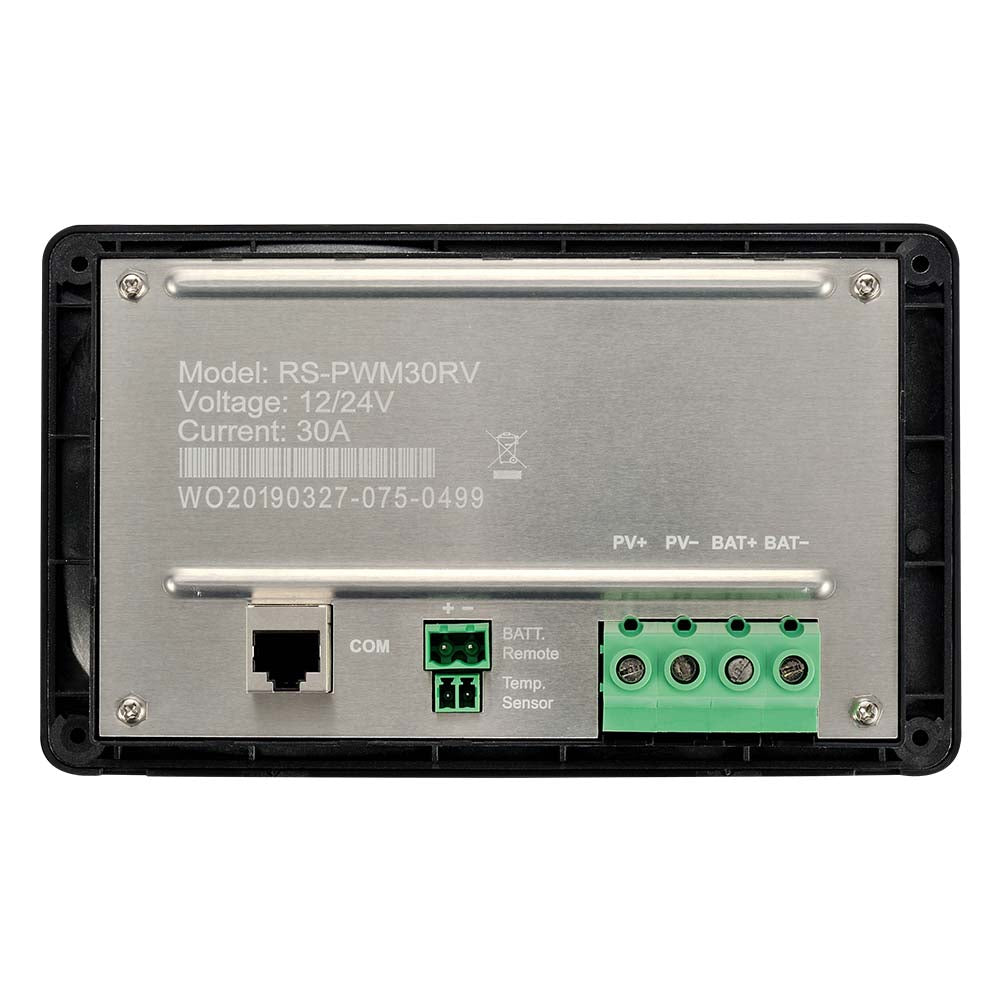 30 AMP SOLAR CHARGE CONTROLLER FLUSH MOUNT - RICH SOLAR
