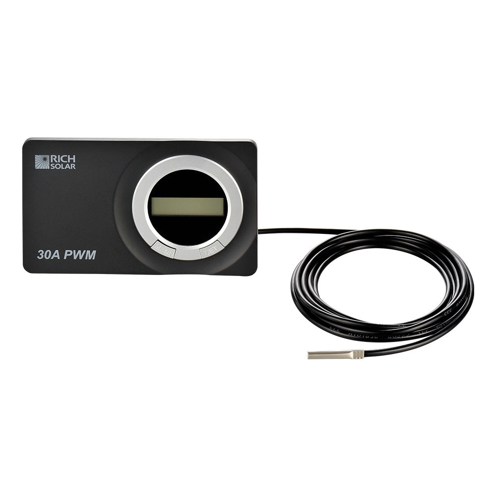 30 AMP SOLAR CHARGE CONTROLLER FLUSH MOUNT - RICH SOLAR