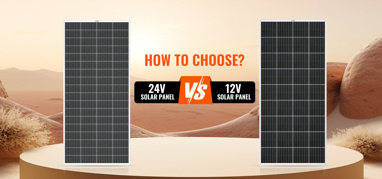 24V Solar Panel vs. 12V Solar Panel