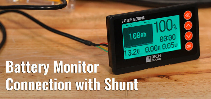 How to Hook Up a Battery Monitor with A Shunt