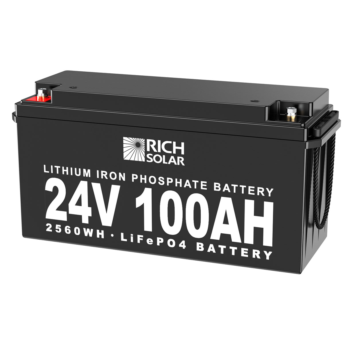 24V 100Ah LiFePO4 Lithium Iron Phosphate Battery