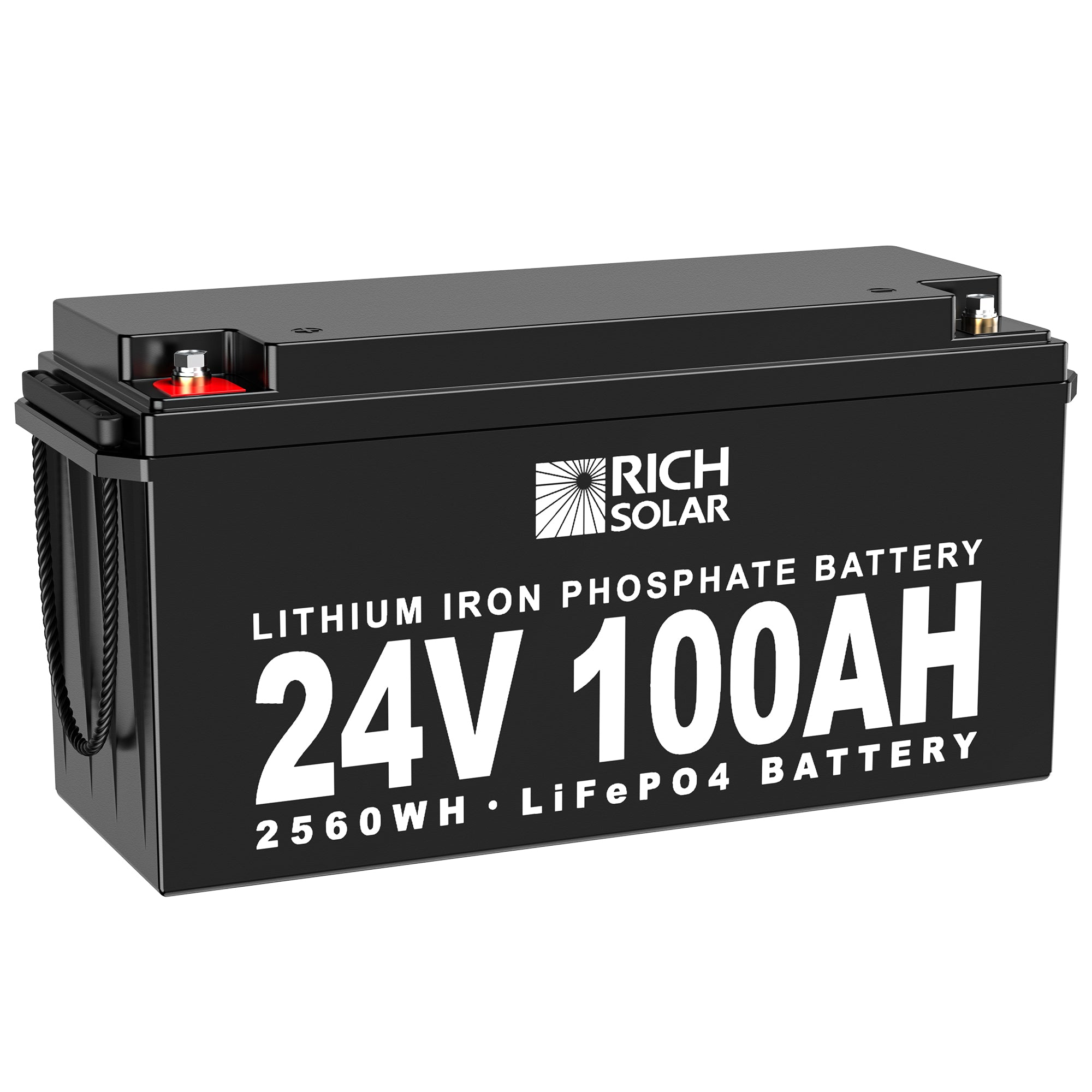 24V 100Ah LiFePO4 Lithium Iron Phosphate Battery - RICH SOLAR
