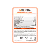 MEGA 50 | 50 Watt Solar Panel | Compact 12V Off-Grid Solar Panel for Boats, Vans, Trailers | 25-Year Output Warranty - RICH SOLAR