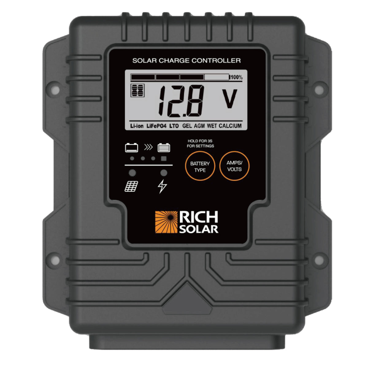 Rich Solar BRAVO Waterproof 10 amp PWM solar charge controller