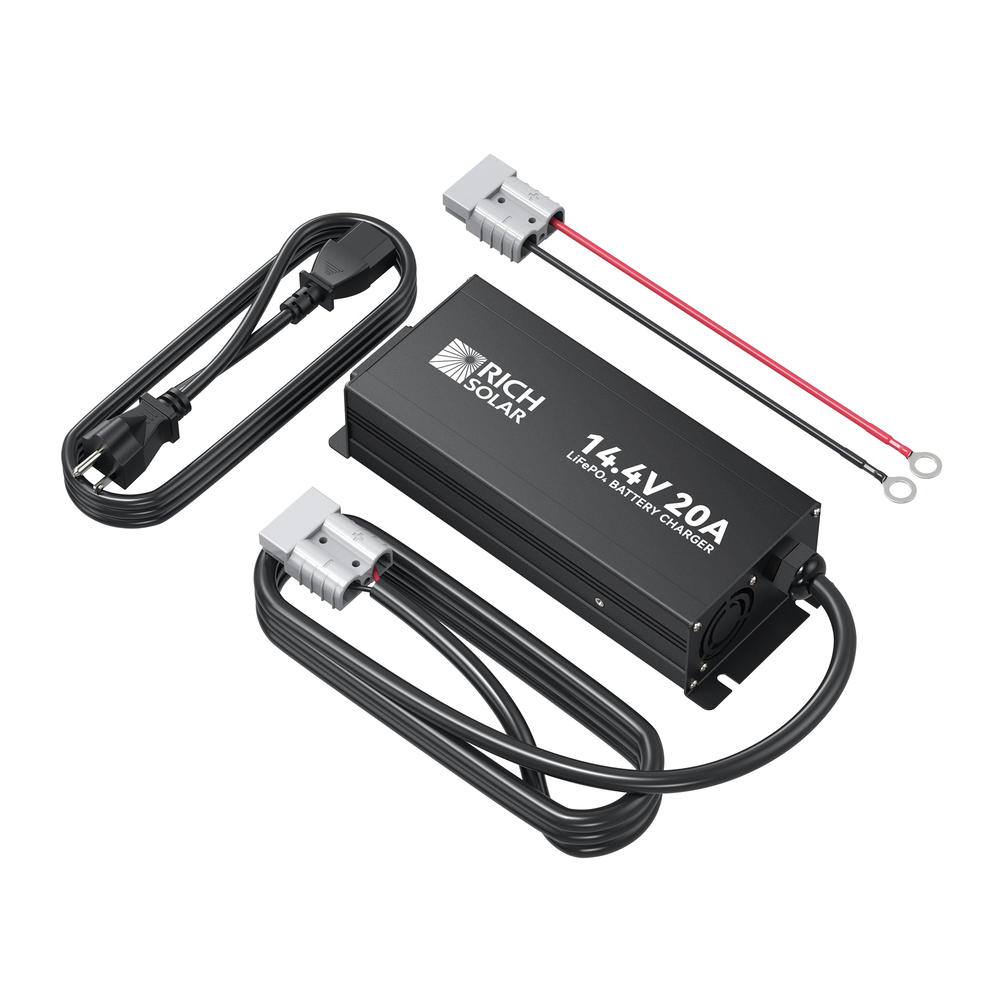 12V(14.4V) 20A | 100-240VAC | 12V LiFePO4 Battery Charger – RICH SOLAR