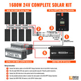 1600 Watt 24V Complete Solar Kit