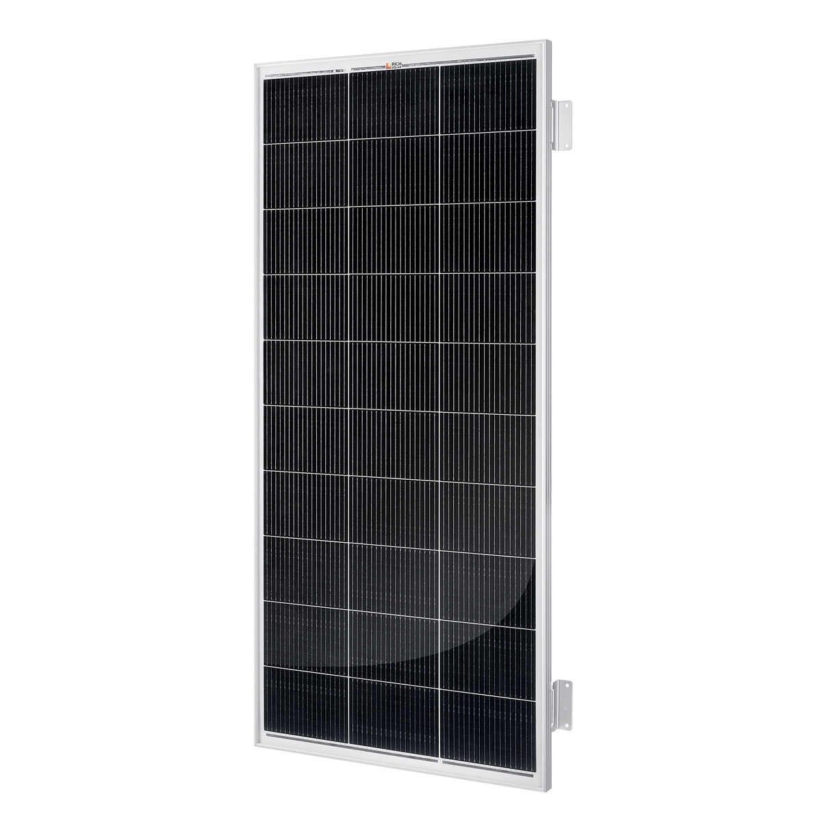 MEGA 200 WITH 2" BRACKETS | 12V 200W Solar Panel for RV, Boat, Cabins | 24.8% Efficiency, 25-Year Warranty | PALLET ORDER ONLY MOQ 44PCS - RICH SOLAR