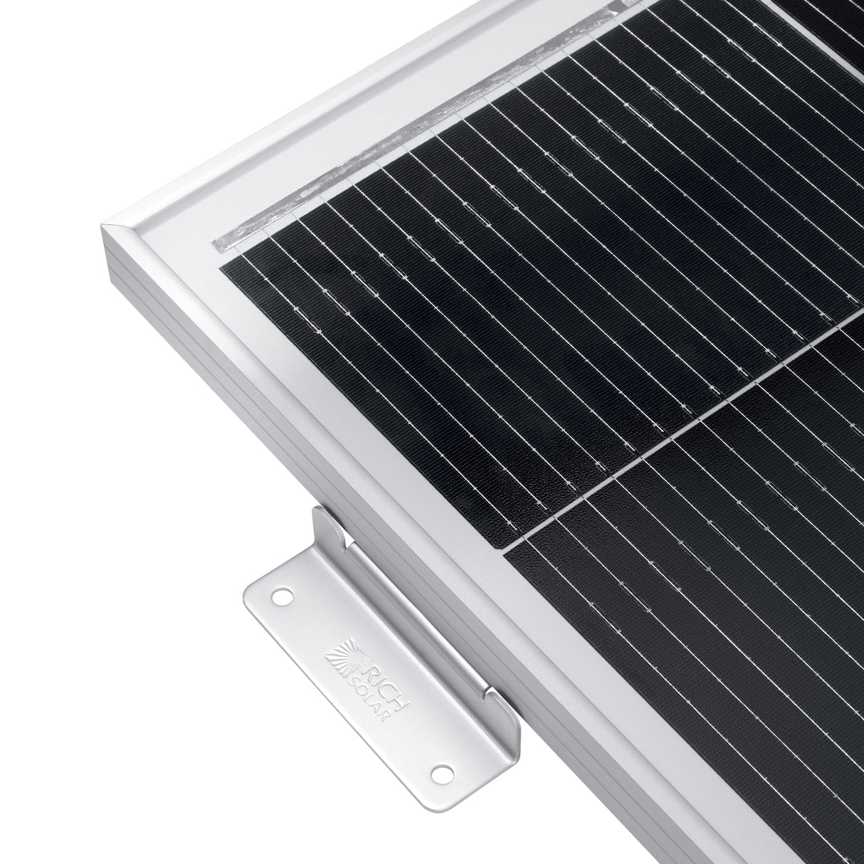 MEGA 200 WITH 2" BRACKETS | 12V 200W Solar Panel for RV, Boat, Cabins | 24.8% Efficiency, 25-Year Warranty | PALLET ORDER ONLY MOQ 44PCS - RICH SOLAR